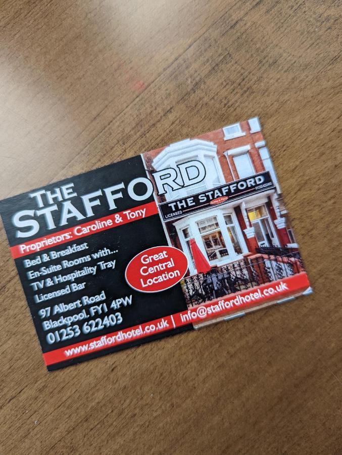 The Stafford Bed & Breakfast Blackpool Exterior foto